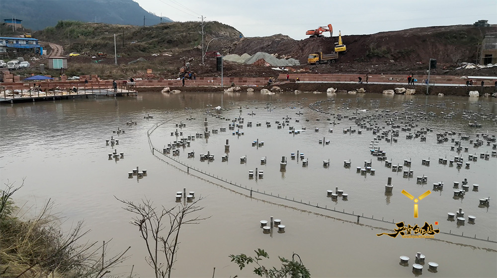 達州蓮花湖《圣蓮華彩》水舞光影秀(圖8)
