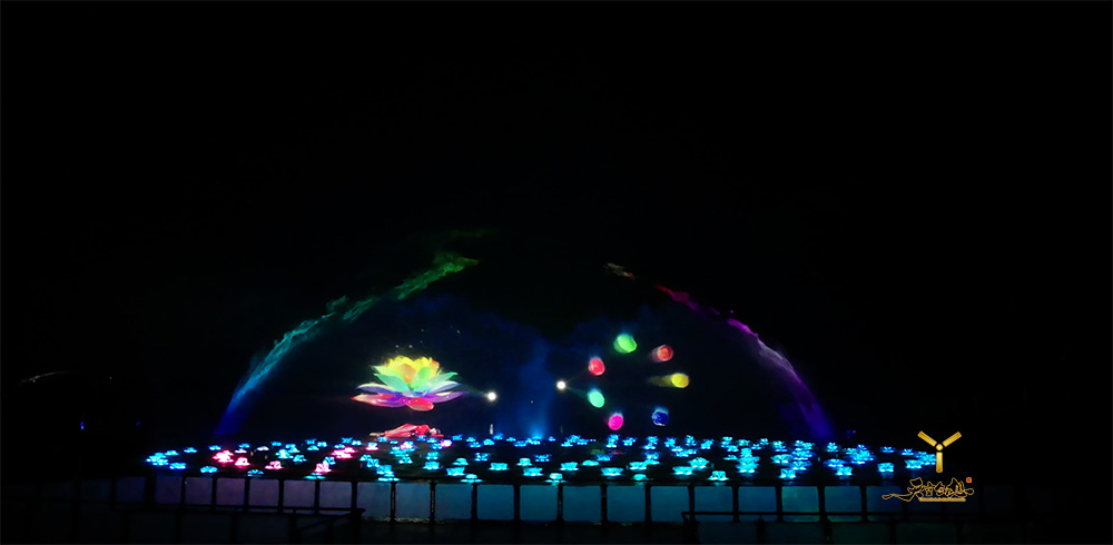 達州蓮花湖《圣蓮華彩》水舞光影秀(圖34)