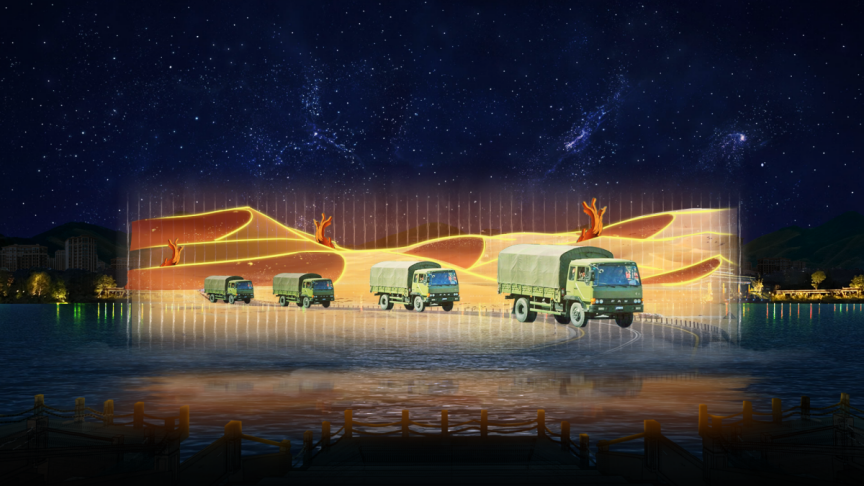 可克達(dá)拉朱雀湖5D全息水舞秀-《朱雀湖夜曲》上演啦!(圖10)