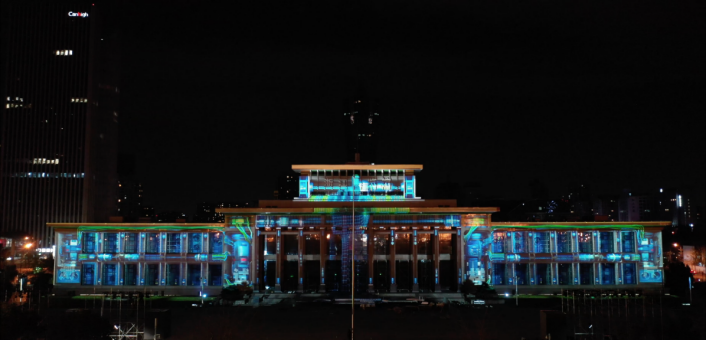 天空創(chuàng)想用科技點(diǎn)亮城市！杭州武林廣場3DMAPPING秀震撼上演！(圖8)