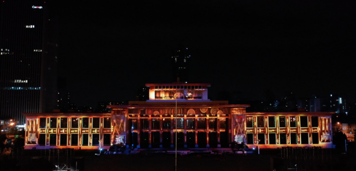 天空創(chuàng)想用科技點(diǎn)亮城市！杭州武林廣場3DMAPPING秀震撼上演！(圖18)